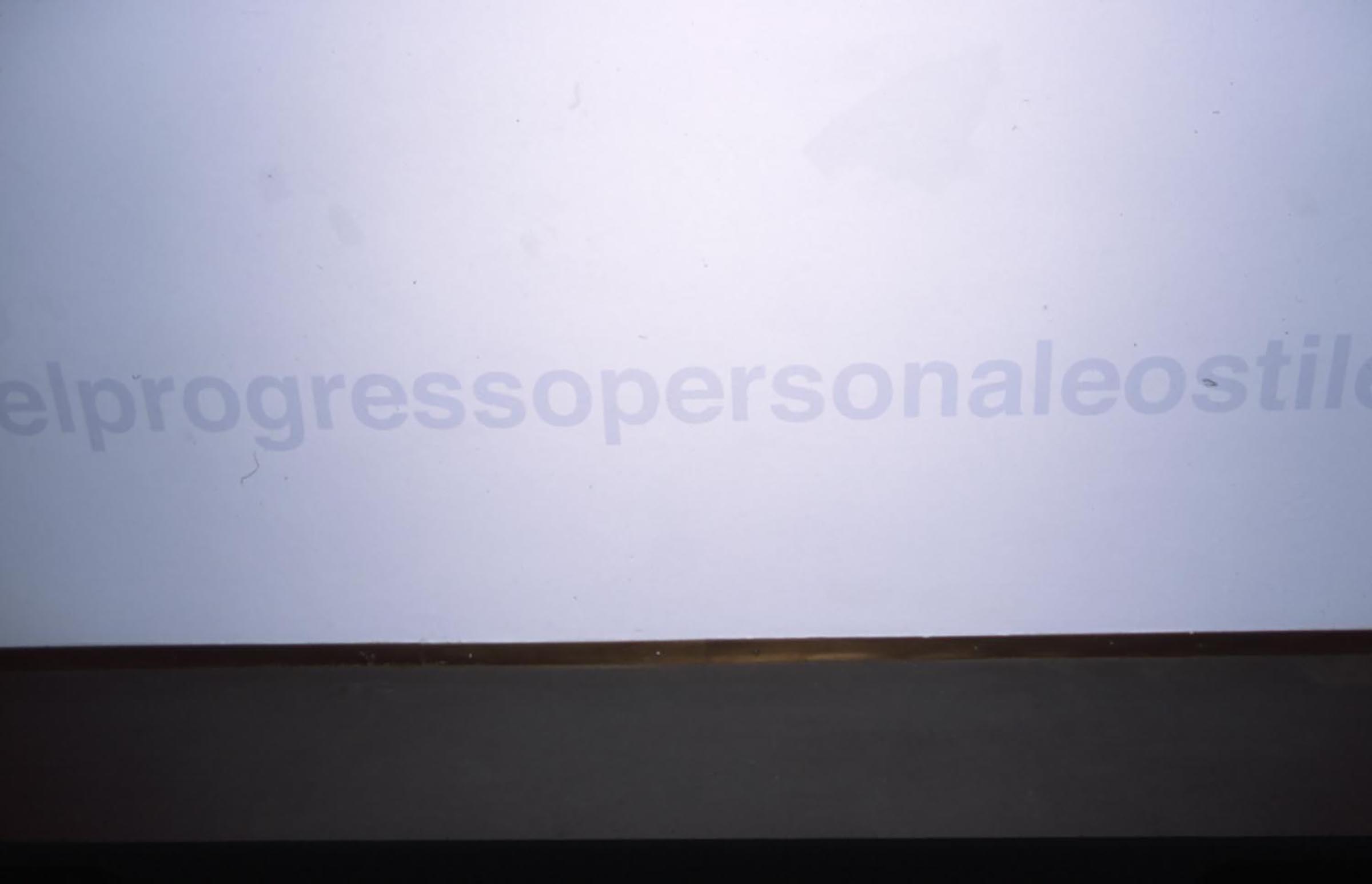 Liam Gillick, Lamp Factory, 2003 (detail)